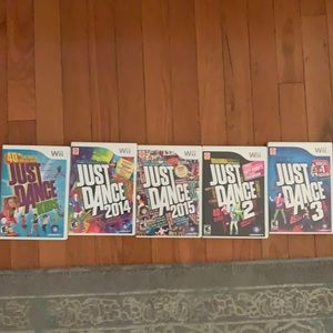 Just Dance multiple wii games